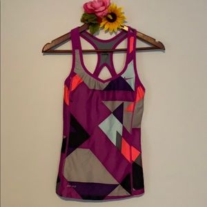 Nike Workout Tank Geo Cami XS